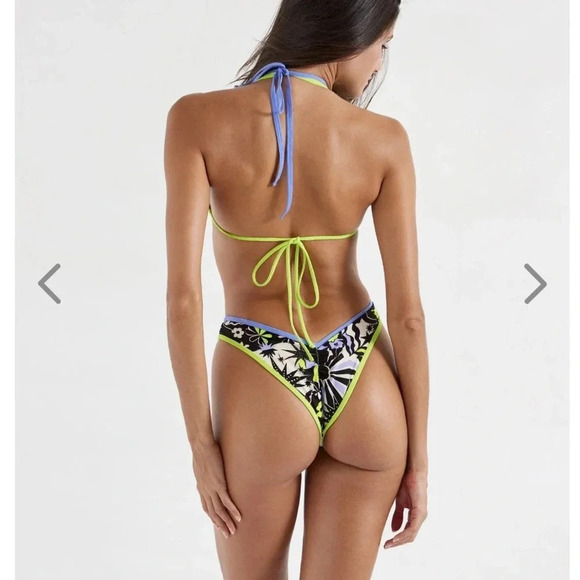 NWT OneOne Swimwear Bikini SET Sullivans Mikaela Helen NEW Print Black White - Picture 3 of 14